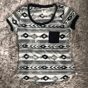 Self Esteem Patterned T-shirt